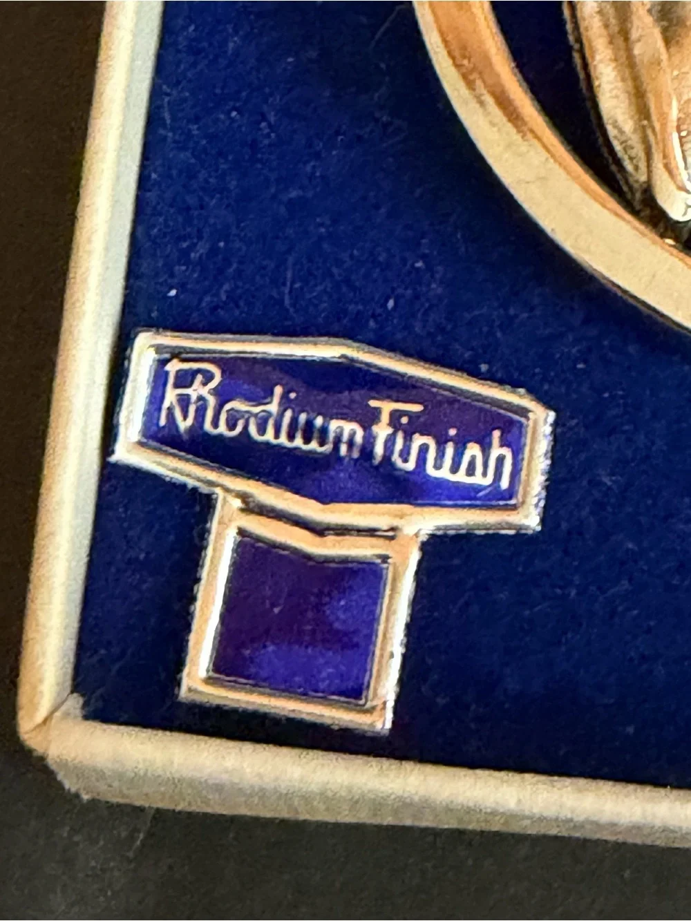 Vintage Silver Rhodium Saint Christopher Money Clip / Visor Religious Silver
